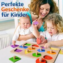 SYHLN Montessori Toy Wooden Art.294586 Montessori koka puzle-dēlis
