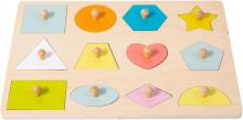 Adena Montessori Wooden Art.294587  Деревянная развивающая доска- пазл Монтессори