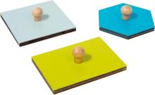 Adena Montessori Wooden Art.294587  Деревянная развивающая доска- пазл Монтессори