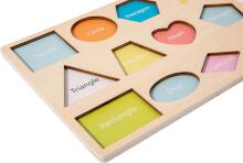Adena Montessori Wooden Art.294587  Деревянная развивающая доска- пазл Монтессори