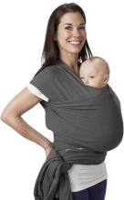 La Bebe™ Huggi Sling Cotton Grey Cloud Art.294742 Тканый слинг из натурального хлопка (470x54 см)
