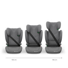 KINDERKRAFT Bērnu sēdeklis JUNIOR FIX 2 PLUS i-Size pelēks