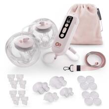 KINDERKRAFT double electric breast pump GENTLEFLOW, pink, KEGEFL00PNK0000
