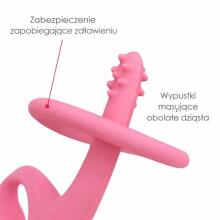 Mombella 00511 Игрушка для прорезывания зубов Танцующий Слон Розовый