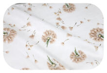 Swaddling blanket / Diaper - 0336 - MUSLIN - size 120x120 - DANDELION - BEIGE