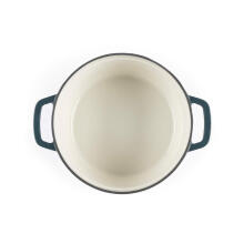 Salter BW14433GR Chester 2L Shallow Cast Iron Casserole Pot 20 cm, Green