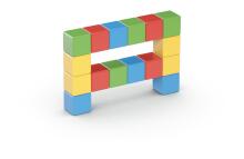 Magnētiskie klucīši - Radošais komplekts (16 gab.)