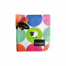 La Bebe™ Nursing Pacifier Cloth Art.29554  Mягкая тряпочка для сна с держателем