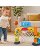 WOOPIE BABY Интерактивный спортивный центр 2в1: Гол и корзина с элементом слона