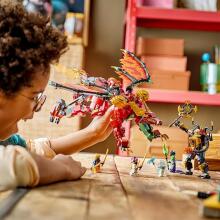Lego Ninjago Wyldfyre's Art.71868 Transformējošais Pūķa Mehs