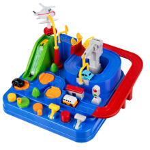 Car Obstacle Course Interactive Educational Parking Lot 4 Cars Blue