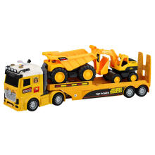 Construction Vehicles Set Truck Tow Truck Excavator Dump Truck Lights Sound