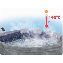 Gaisa SPA baseins AirJet Carrara WiFi hidromasāža 6 personām Bestway 6001V
