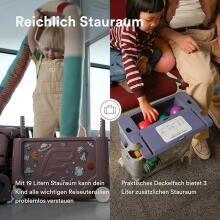 Stokke Parent-Child Travel Kids Luggage Art.295871 Sea Green  Čemodāniņš-sēdeklis ar riteņiem 3in1