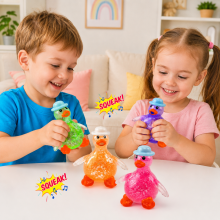 I-Toys Duck Squishy Antistress Art.295916 Anti-stress toy "Duckling" with glitter and a squishy sound