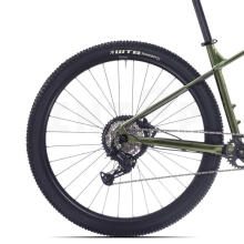 Kalnu velosipēds Rock Machine Blizz 10-29 Gloss Metallic Khaki/Pearl Black (Rata izmērs: 29 Rāmja izmērs: S)