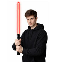 LED Laser Lightsaber with Sounds, Metal Handle, 75 cm