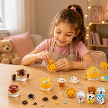 Creative Plastic Kit for Creating Squishy, ​​Decorative Sweets, and Drinks DIY