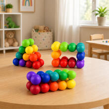 Manipulative Anti-Stress Balls Logical Arcade Game Colorful