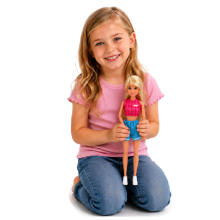 Anlily Doll in Sports Outfit, Dumbbells, Water Bottle, Bag, Accessories Set