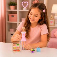 Anlily Doll Vegetable and Fruit Seller Shop Accessories Set
