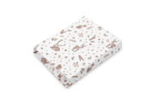 Sensillo Sheet Art.22170 Forest Beige  Palags ar gumiju 120x60cm