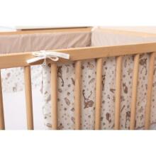 Sensillo Bumper Art.2230481 Forest Beige Crib bumper 180x30cm