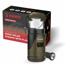 Hawk HWRDI430GN Radio Solar Dynamo With Flashlight