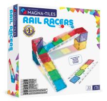 MAGNA-TILES магнитный конструктор Рельсовое ралли, 33 деталей