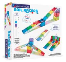 MAGNA-TILES магнитный конструктор Рельсовое ралли, 33 деталей