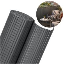 Balcony cover (500 x 180 cm) PVC masking mat for fence, terrace, fence dark gray