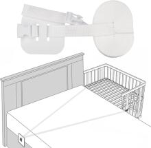 Kidsworld Strap for Baby Bed Art.296473 sānu gultiņas stiprinājuma siksna bērnu gultiņai, fiksēta siksna bērnu gultiņai, siksna piestiprināšanai pie pieaugušo gultas