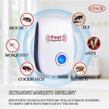 Ultrasonic Pest Repellents Art.296479 Ultrasonic Pest Repellents, Mice, Mosquitoes, Flies, Cockroaches, Insects, Spiders, Mosquito Repellent,1 psc