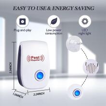 Ultrasonic Pest Repellents Art.296479 Ultrasonic Pest Repellents, Mice, Mosquitoes, Flies, Cockroaches, Insects, Spiders, Mosquito Repellent,1 psc