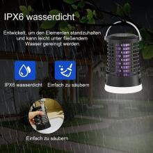 Insect Killer Electric Mosquito Art.296480 odu lampa ar USB-C uzlādi kempingam, dārzam, balkonam, guļamistabai, odu slazds ar piekarināmu āķi