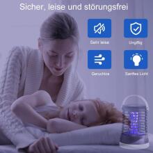 Insect Killer Electric Mosquito Art.296480 odu lampa ar USB-C uzlādi kempingam, dārzam, balkonam, guļamistabai, odu slazds ar piekarināmu āķi