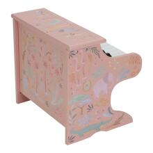 Little Dutch Wooden Piano Safari Friends Pink FSC Art.7477