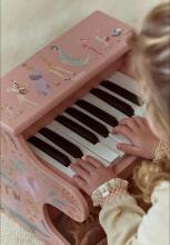 Little Dutch Wooden Piano Safari Friends Pink FSC Art.7477