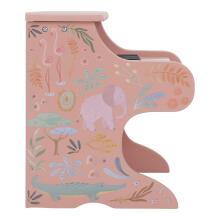 Little Dutch Wooden Piano Safari Friends Pink FSC Art.7477