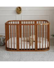 Waldin Baby Collection Bed Crib  7 in 1 Art.296539 Vintage Многофункциональная деревянная кроватка-трансформер 7 в 1 с матрасом