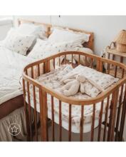 Waldin Baby Collection Bed Crib  7 in 1 Art.296539 Vintage Многофункциональная деревянная кроватка-трансформер 7 в 1 с матрасом