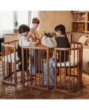 Waldin Baby Collection Bed Crib  7 in 1 Art.296539 Vintage Многофункциональная деревянная кроватка-трансформер 7 в 1 с матрасом