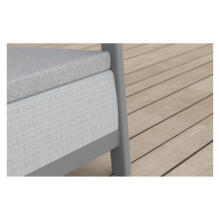 Garden furniture set Scandi Linea Balcony Set light gray/dark steel gray