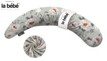 La Bebe™ Moon Satin Art.3355 Grey Papildu kokvilnas satīna pārvalks grūtnieču pakaviņam 36x185 cm
