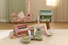 Little Dutch Wooden Guitar Safari Friends Green FSC Art.7470