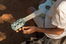 Little Dutch Wooden Guitar Safari Friends Green FSC Art.7470