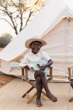 Little Dutch Wooden Guitar Safari Friends Green FSC Art.7470