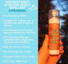 Plant Based Mozzi Pure Natural Art.296654 Insect Repellent Spray Eco Natural (babies and family) 75 ml