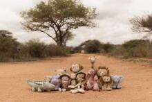 Little Dutch мягкая игрушка Фламинго 17 см Safari Friends GRS Art.8353