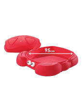 STEP2 Lockable Plastic Sandbox Crab with Lid